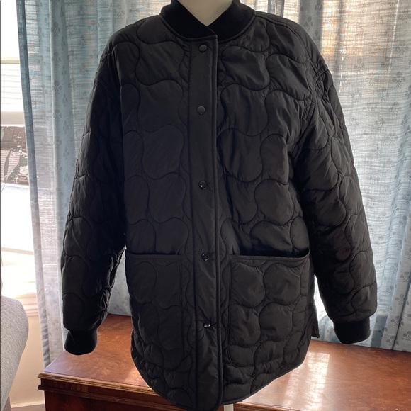 Madewell Quilted Black Jacket(Large) - Picture 1 of 6